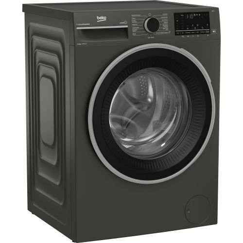 12kg Front Loader Freestanding Washing Machine B3WFT51242MG - 1400 Rpm, Manhattan Grey image