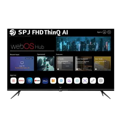 42 Inch Smart Frameless FHD Ai ThinQ Webos Series LED TV - Black image