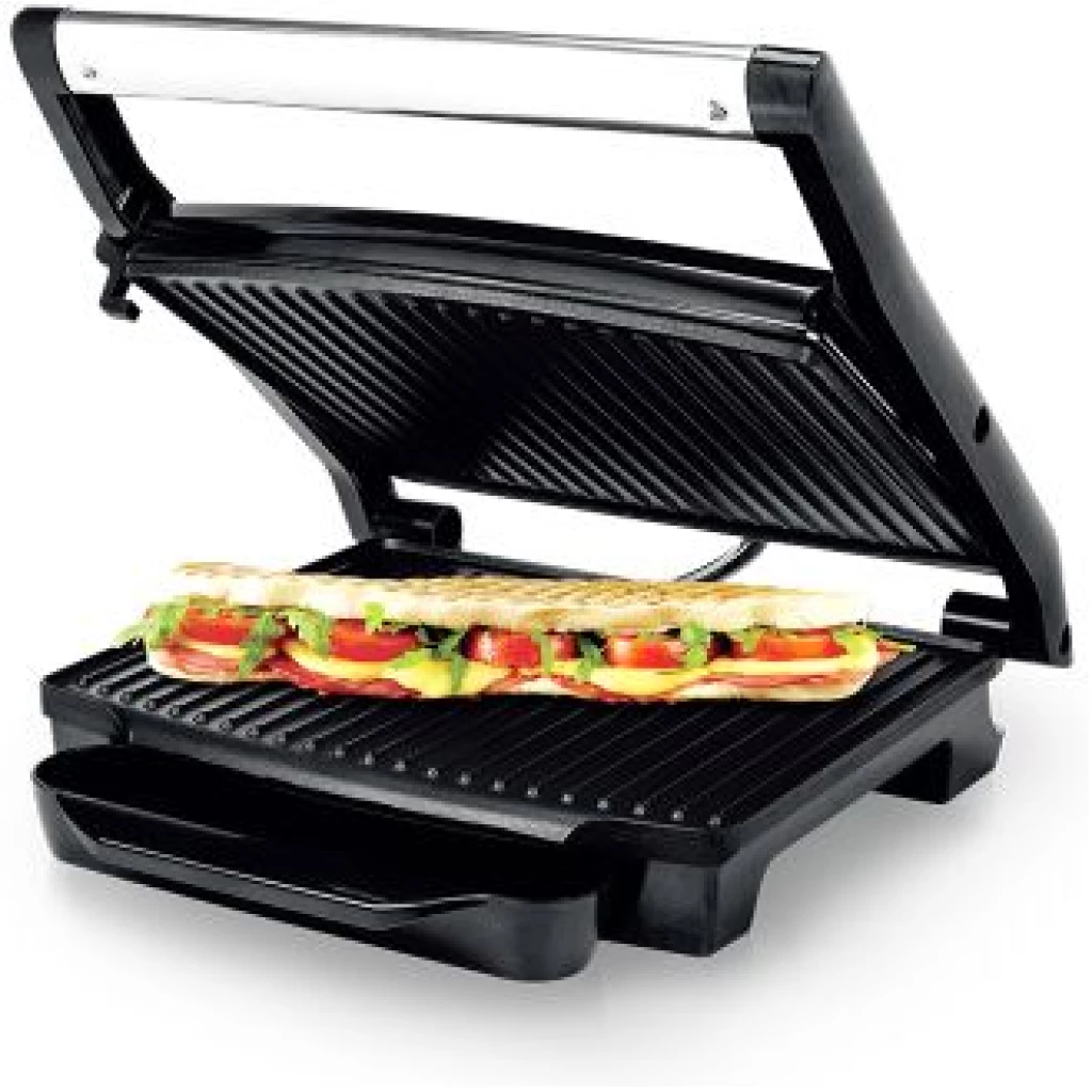 Saachi Sandwich Maker Press Grill Machine- Silver image