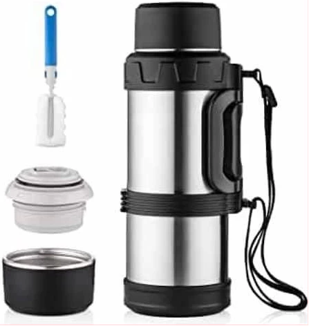 5 L Large Thermos Bottle Stainless Steel Double Walls Vacuum Insulated Tea Flask Great for Outdoors,Sports,Camping,Trave image