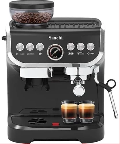Saachi 19 Bar High Pressure Pump Coffee Maker Machine 2 Litre- Black image