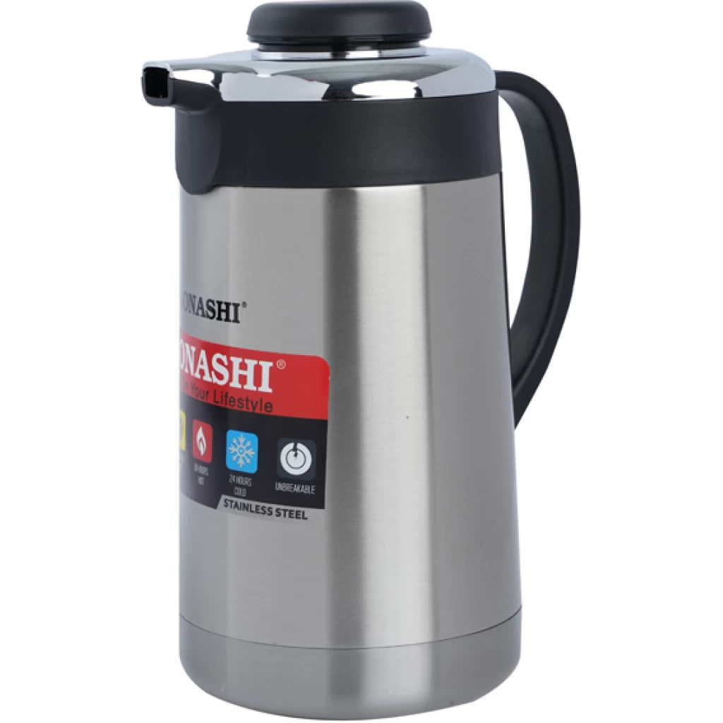 Sonashi 3.0- Litre Hot And Cold Vacuum Flask Silver/Black image