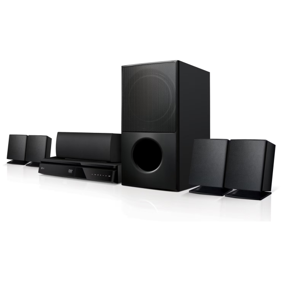 LG 5.1 Ch Bluetooth Hometheatre with Short Speakers 1000W | LHD627 image