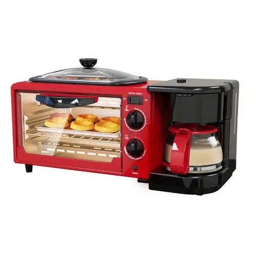 Hoffmans 3 in 1 Breakfast maker Oven, Coffee and Pan image