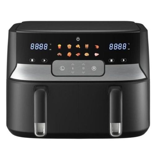 Dsp 10L Double 5 + 5 Digital Air-Fryer With 2 Independent Baskets Grill Oven -Black image