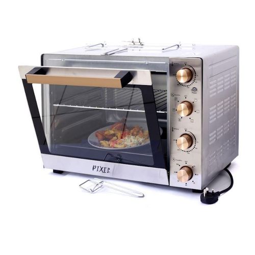 Pixel 60 Litres Convection Rotisserie Oven - Silver Steel image
