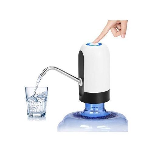 Automatic USB Charging Electric Water Pump Dispenser - White, Black image