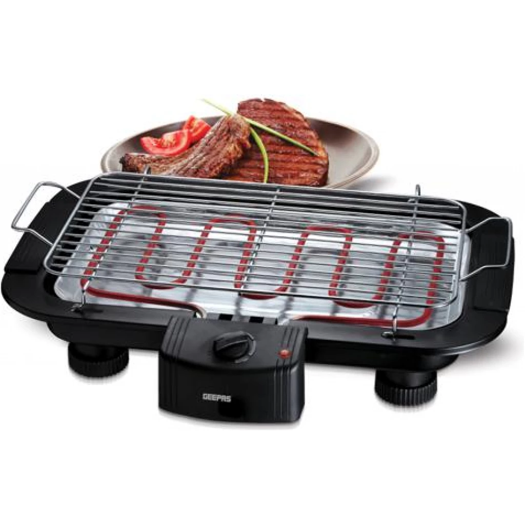Geepas 2000W Electric Barbecue Grill – Black image