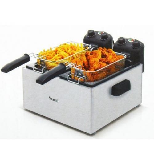 Saachi 6.0 Litres Stainless Steel Electric Deep Fryer - Silver image