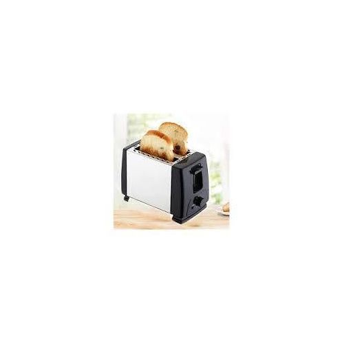 Hoffmans 2 Slice Electric Bread Toaster - Silver, Black image