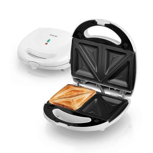 Saachi 2 Slice Sandwich Maker - White. image