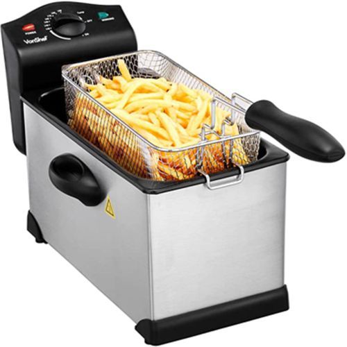 ADH Stainless Steel 4 Litres Electric Deep Fryer AEF-401 image