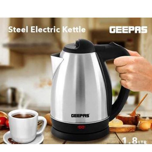 Electric Kettle 1.8L Fast Boiling Efficient - Silver image