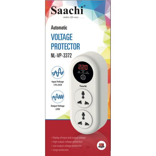 15 Amps Voltage/Power Guard (All Electronic Equipment guard) - White(1 YR WRTY) image