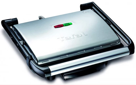 Tefal Inicio Panini Grill, 2000 Watts, Multi-Colour, Stainless Steel/Plastic, GC241D28 image