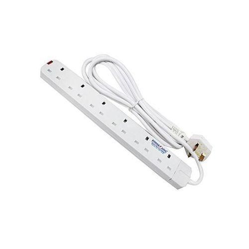 6ways Heavy Load Extension Cable-White image