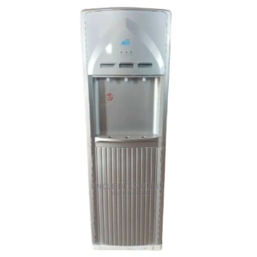 3 Taps Hot,Normal And Cold Water Dispenser With a Bottom Freezer - White & Black image