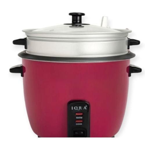 Fast Cooking Rice Cooker With Steaming Function Of 1.8 Liters-Multicolor image