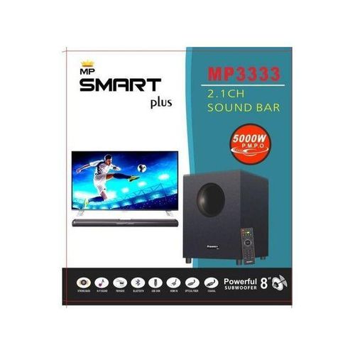 2.1 Channel Compact Sound Bar - Black image
