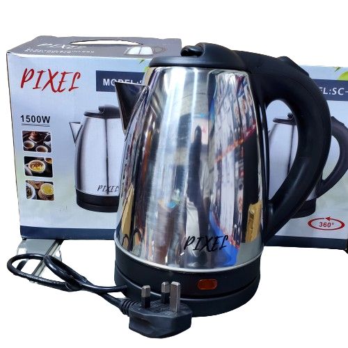 Electric Kettle 2L- 1500W- SC-20A- Stainless Steel- Silver image