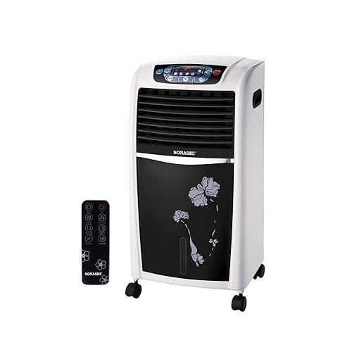 Sonashi 7 Liters Air Cooler With 3 Speeds Digital Display And Remote Control-Multicolour image