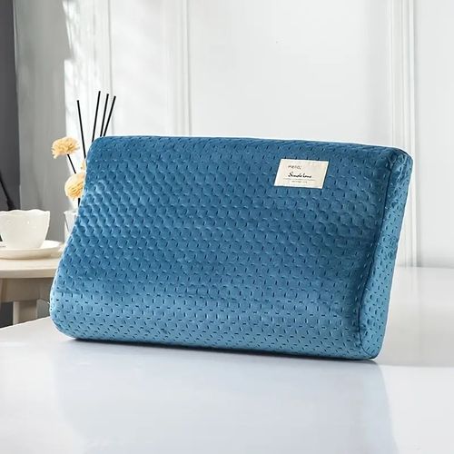 Memory Foam Neck Pillow Cover, With Pillow Core - 50*30cm image