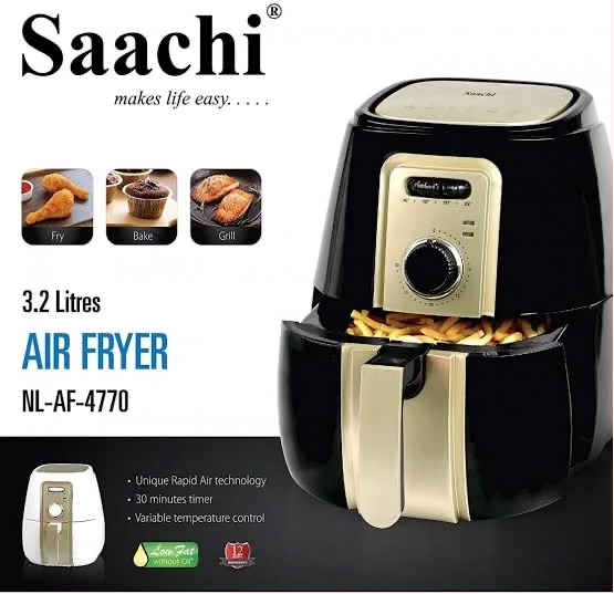 Saachi NL-AF-4770 Air Fryer – Brown,Black image