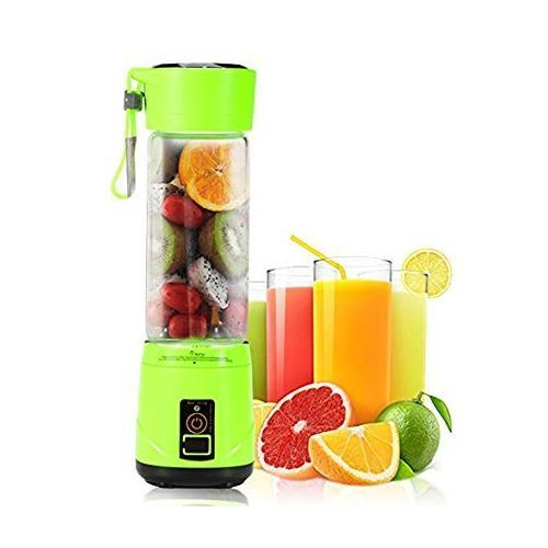 Mini USB Portable Electric Fruit Blender - Green image