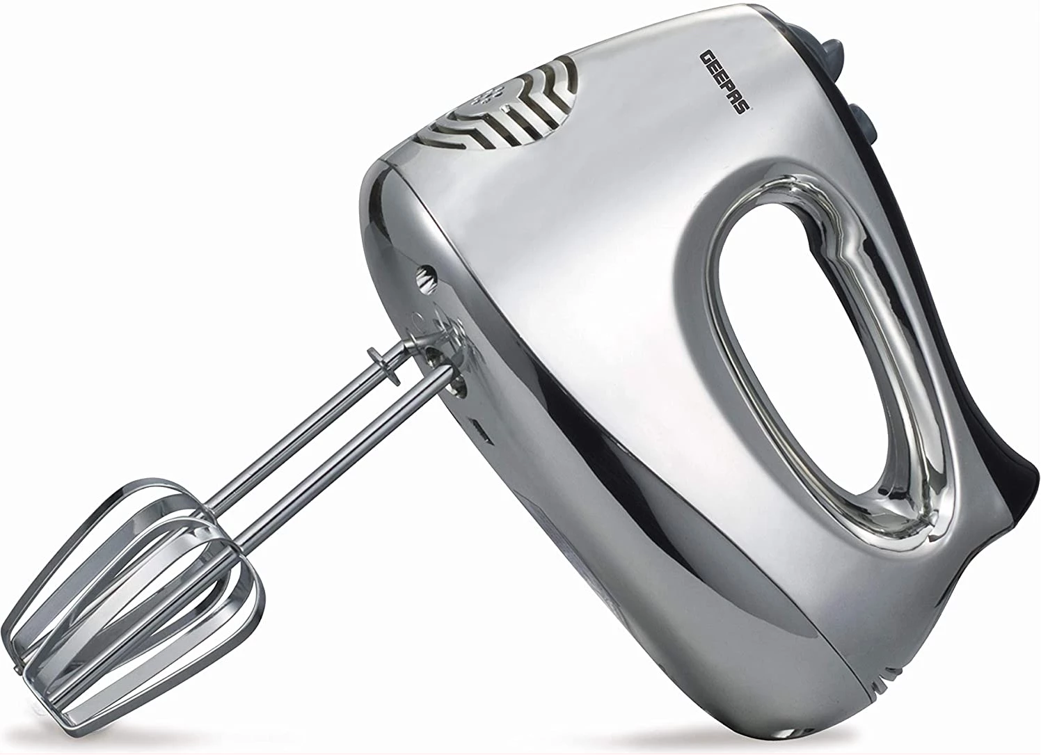 Geepas Hand Mixer, Chrome, GHM6127 image