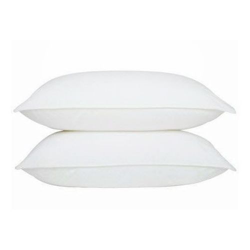 A Set of 2 Fibre Pillows, Big - White image