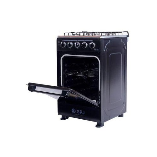 50*50cm Full Gas Standing Cooker + Gas Oven - Black image