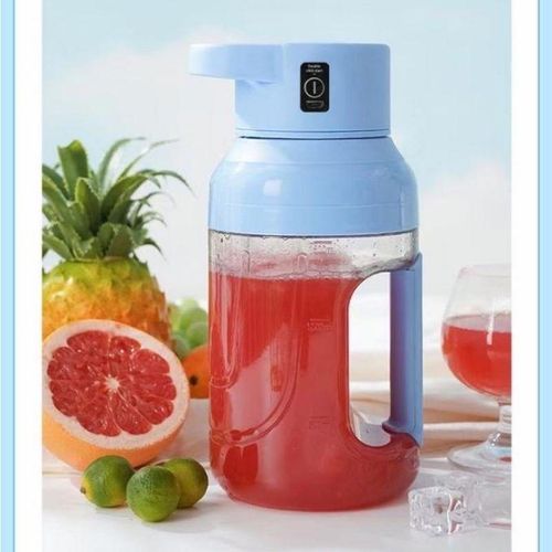1500ML Electric Fruit Juicing Barrel Outdoor Ton Juicer Tritan Material USB Charging Double Cover Ju image