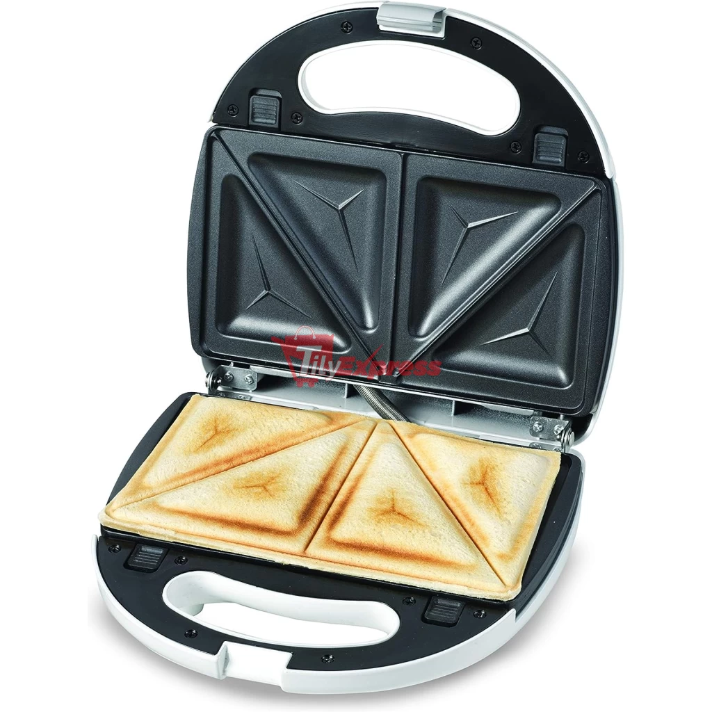 Kenwood 2-in-1 Sandwich Maker & Grill with 2 Sets of Non Stick Multifunctional Plates for Grilling and Toasted Sandwiches SMP01 image