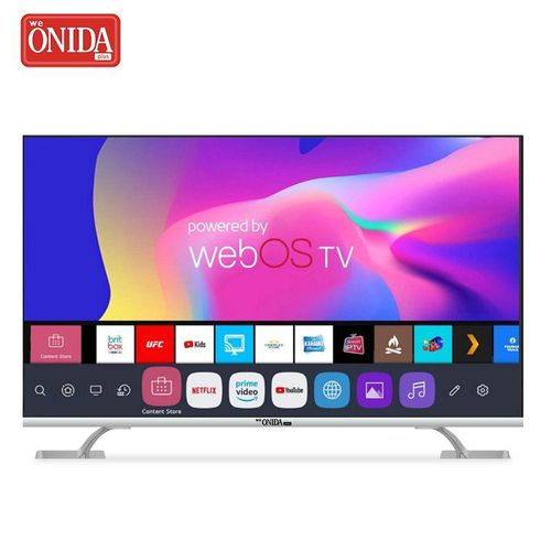 55 Inch Frameless Real 4K IPS Web Os Smart TV (With Indian Technology)- Black image