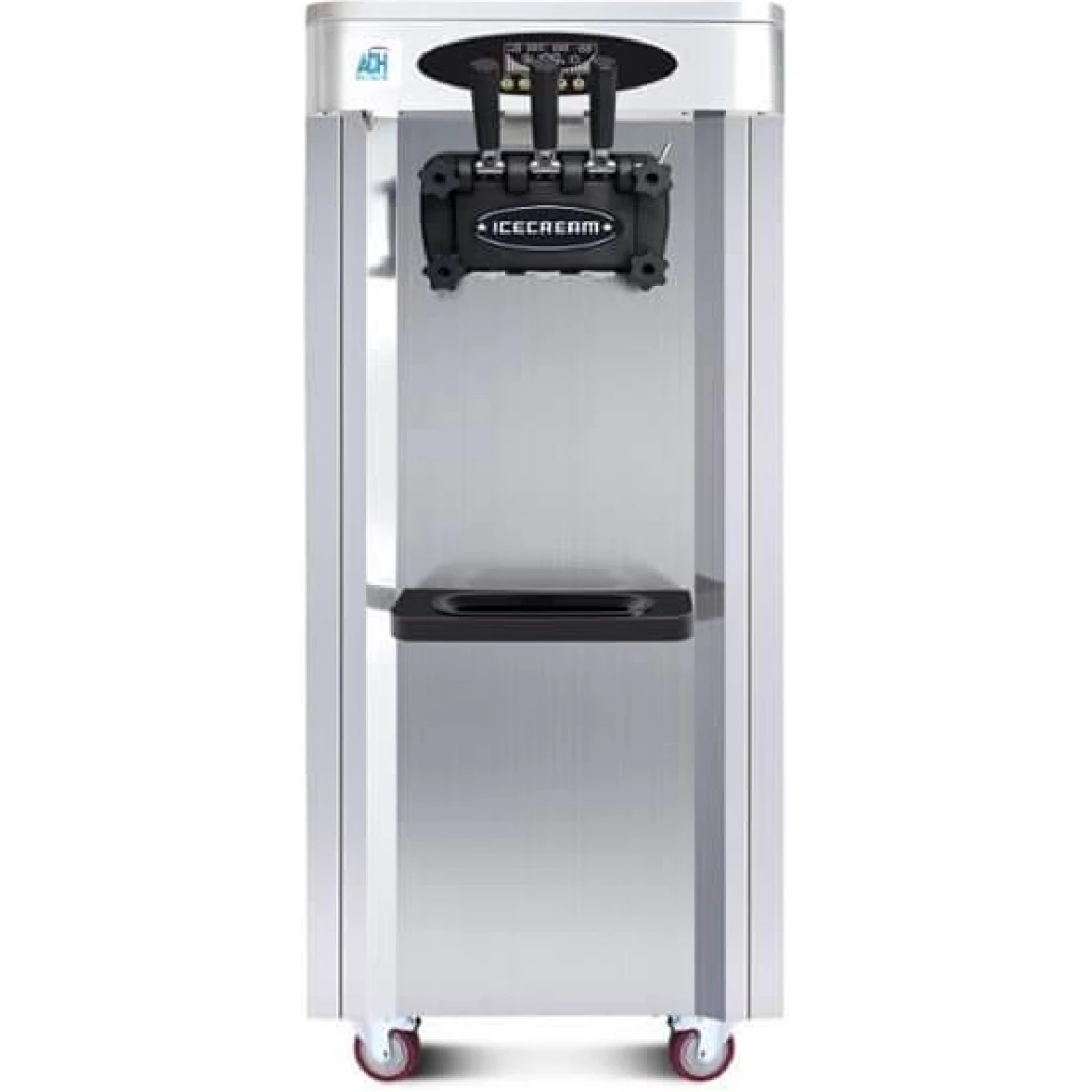ADH 3 Levers Free Standing Ice Cream Maker Machine Big – Silver image