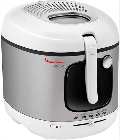 Moulinex AM480027 Mega Deep Fryer, White – 2100 Watt image