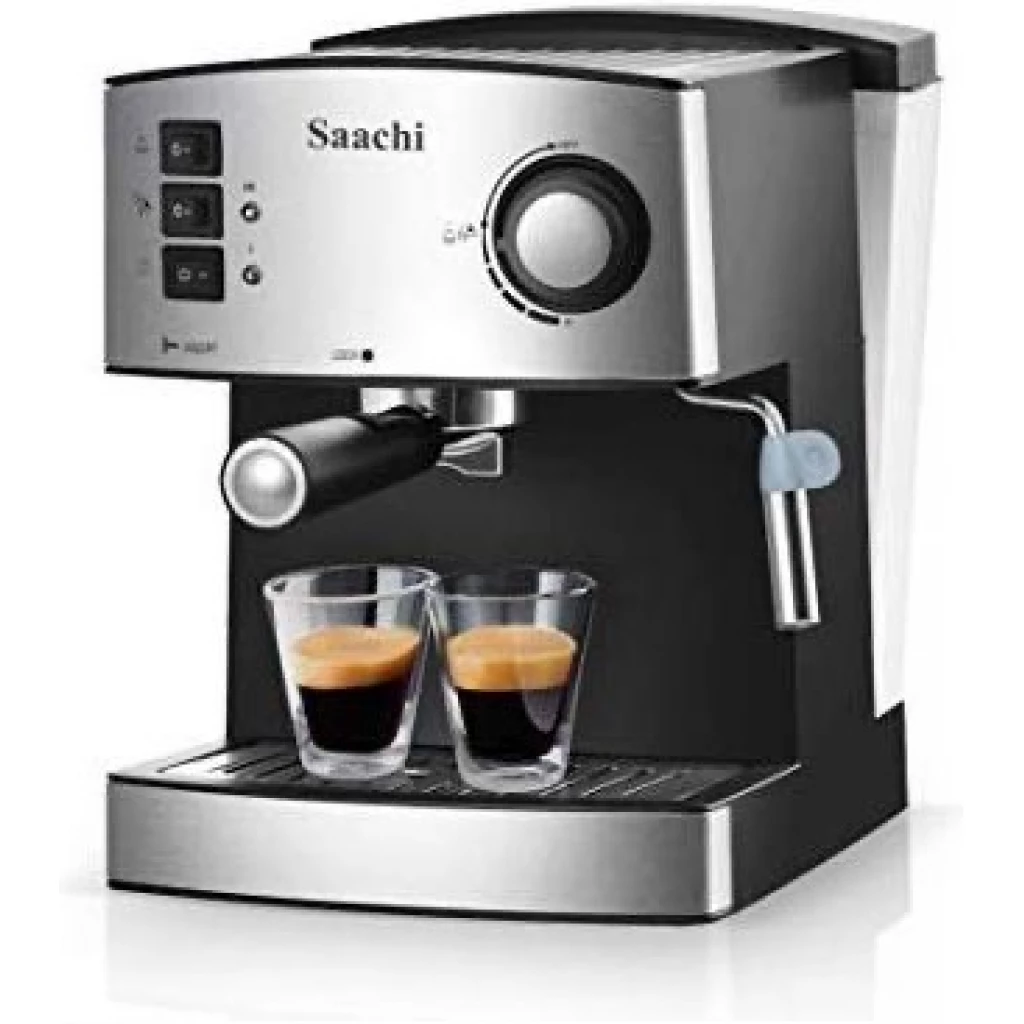Saachi NL-COF-7055 All in 1 Coffee Maker – Silver, Black image
