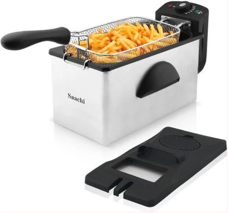 Saachi NL-DF-4751 3.0 Litres Saachi Stainless Steel Electric Deep Fryer – Silver, image