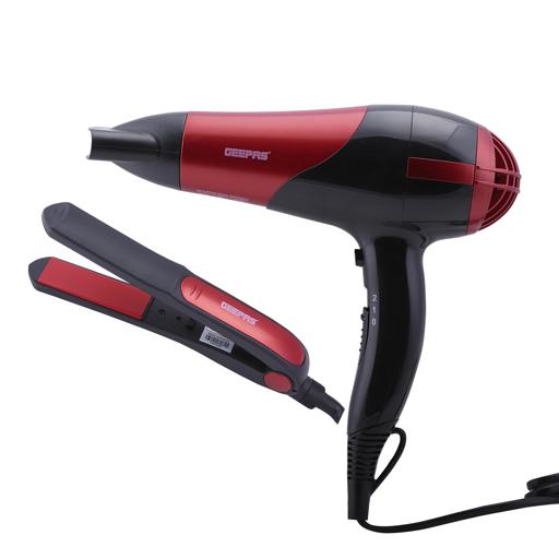 Geepas 2200W Hair Dryer & Hair Straightener, GHF86036 image