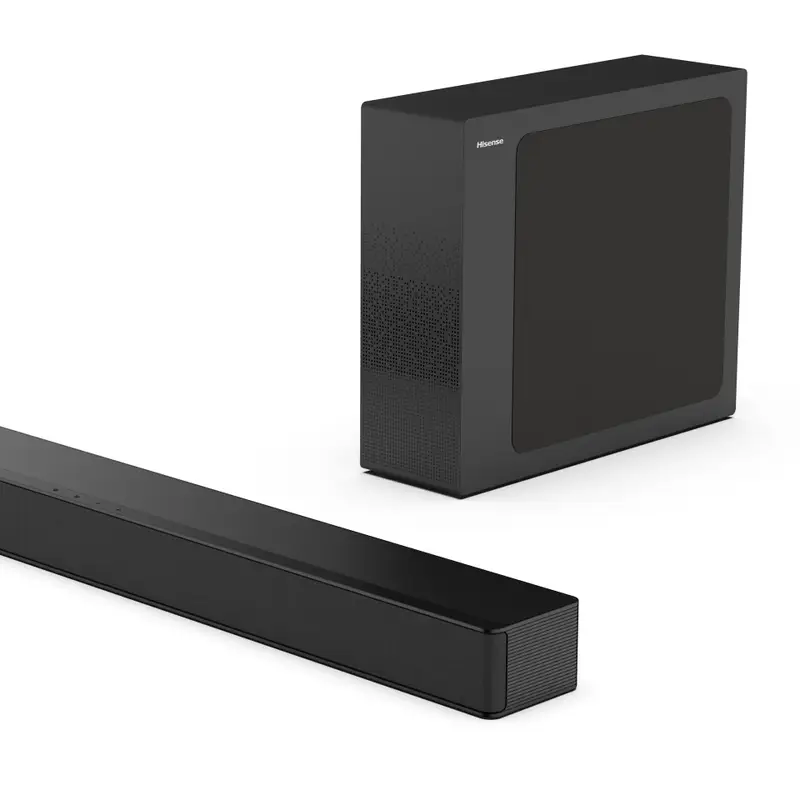 Hisense 2.1 CH 240W Soundbar HS2100 – DTS Virtual X, Subwoofer, HDMI ARC, Bluetooth Home Theatre System (2023 Model) , Black image