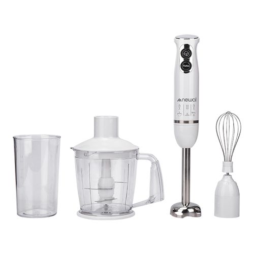 3 In 1 Multiifnction Hand Blender With Whisk Beater And Jar-Transparent image