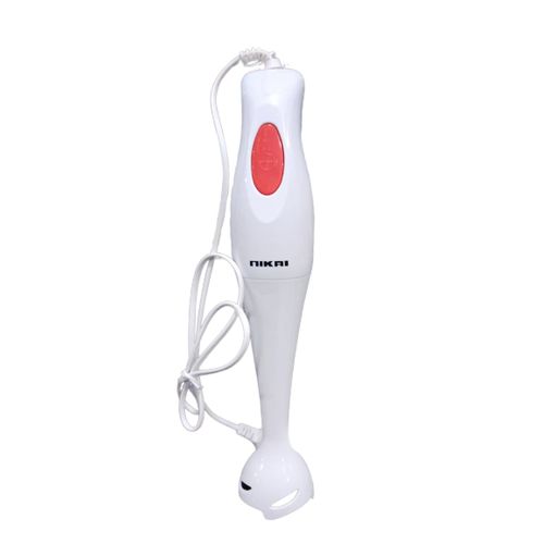 HandMixing Blender With A Stainless Steel Stick And Blades-Silver/White image