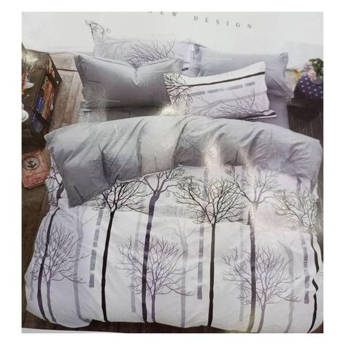 5*6 Best Design 4Pcs Duvet Set With 2 Pillowcases & 1 Bedsheet - Multicolour image