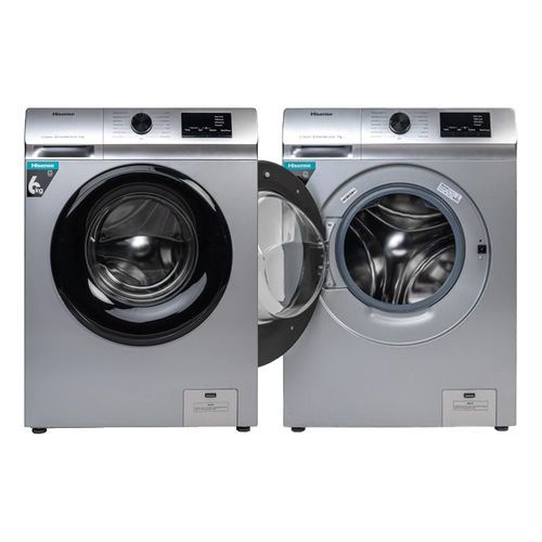 6Kg Front Loader Automatic Washing Machine 6 KG 3Yrs Wrnty - Silver image