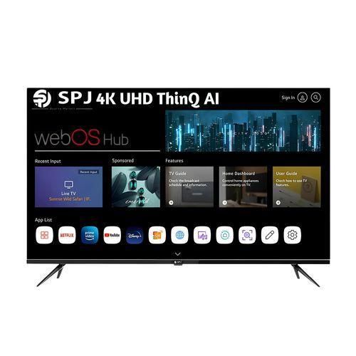 65 Inch Smart Frameless UHD 4K Ai ThinQ Webos Series TV - Black. image
