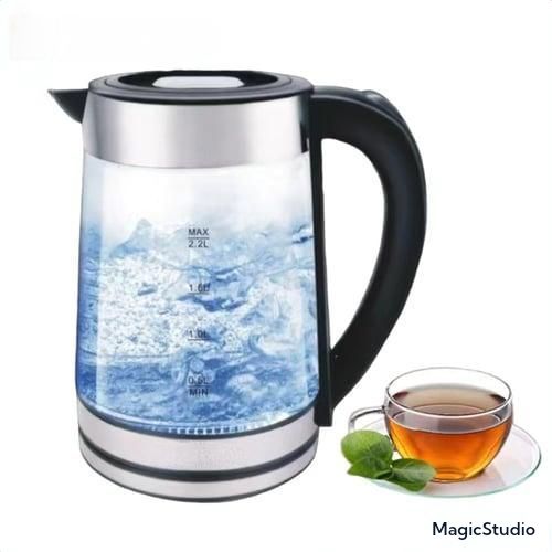 2.2L Glass Electric kettle image