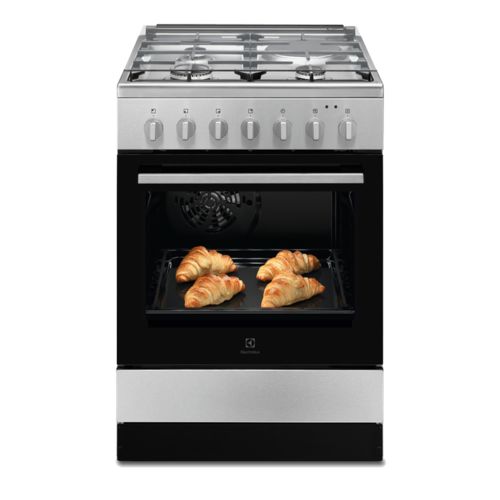 Freestanding Combination Cooker 3 Gas 1 Electric -LKM620001- Inox(1 YR WRTY) image