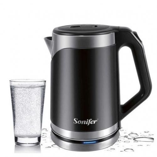 Cordless Electric Kettle, 2 Litres - Black image