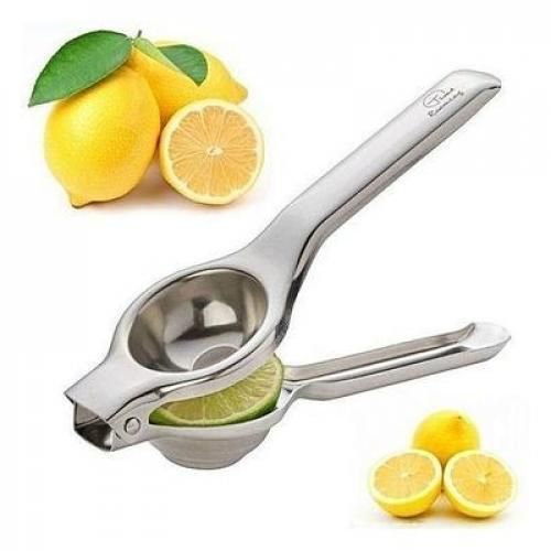 Stainless Steel Lemon/Orange Citrus Juicer/Squeezer - Silver image