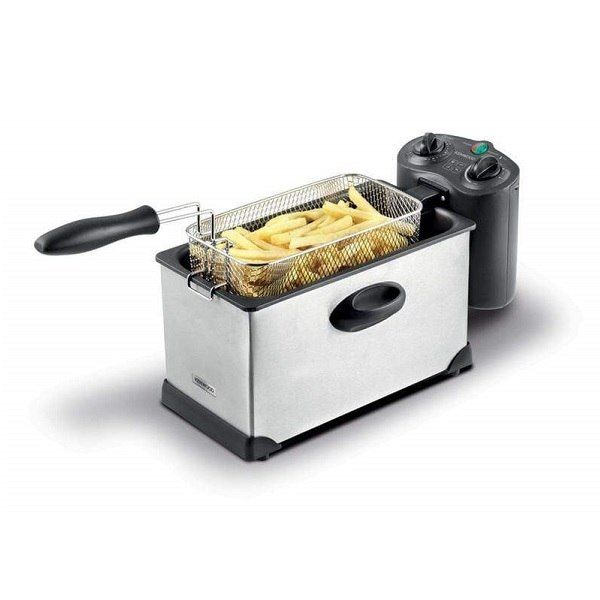 Kenwood Deep Fryer, 3Litre, 2000 Watt, w/ View Window & Stainless Steel Lid | DFM50 image